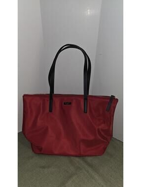 Kate Spade Red Tote Bag with Black Handles